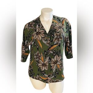 Abstract Floral Top by Ninety Clothing Co.